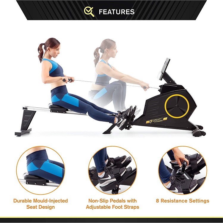 Circuit Fitness Deluxe Folding Magnetic Rowing Machine review