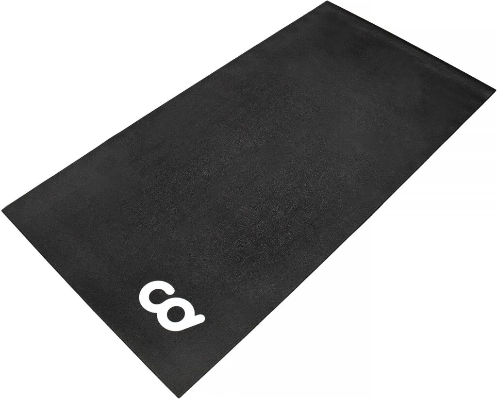 CyclingDeal Bike Bicycle Trainer Floor Mat - Suits Ergo Mag Fluid for Indoor Cycles Stepper Compatible with Indoor Bikes - Floor Thick Mats for Exercise Equipment - Gym Flooring