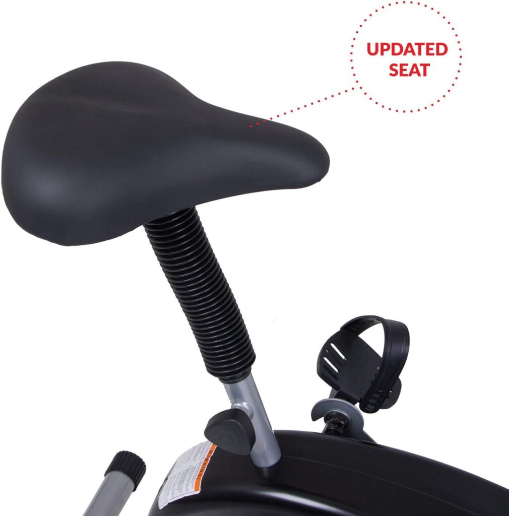 Body Rider Fan Bike, UPDATED Softer, Comfortable Bike Seat, Cardio and Toning Exercise Equipment for your Home Gym, Adjustable Stationary Exercise Bike BRF700