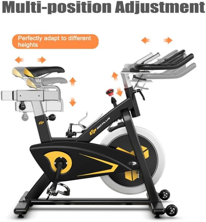 LazyFit™ Magnetic Exercise Bike Fixed Belt Drive Indoor Bicycle