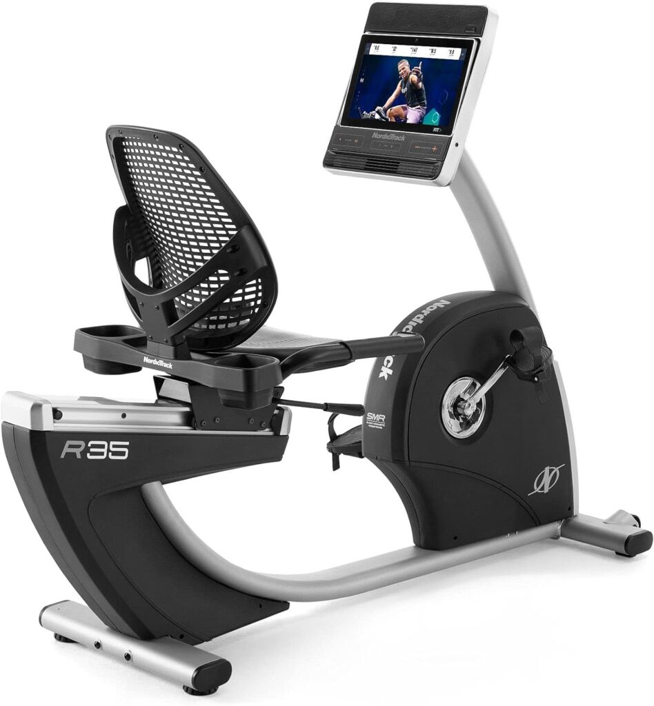 NordicTrack Commercial R 35 Recumbent Bike with 14” HD Touchscreen and 30-Day iFIT Family Membership