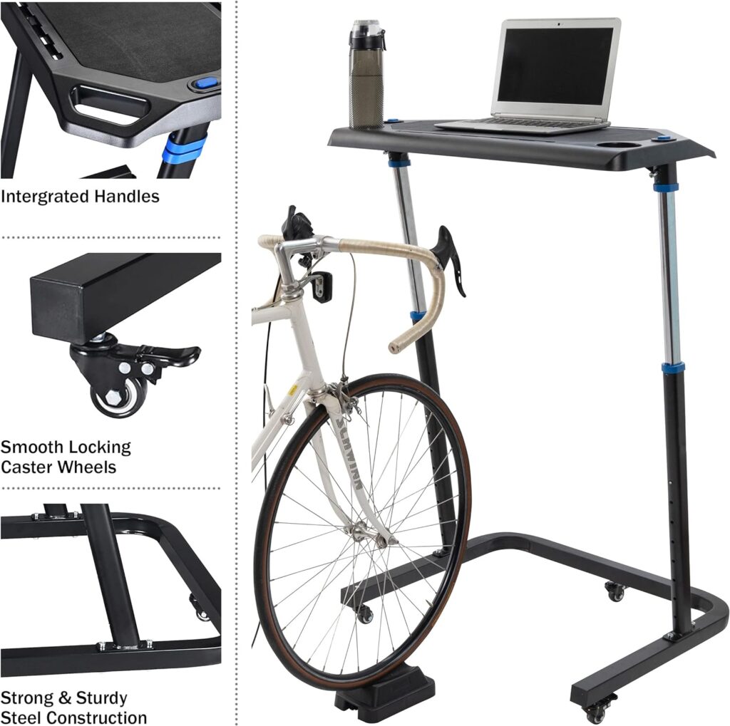 RAD Cycle Products Adjustable Bike Trainer Fitness Desk Portable Workstation Standing Desk