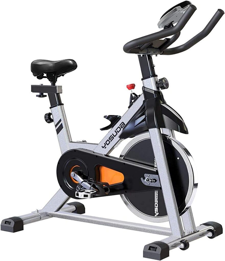 YOSUDA Indoor Cycling Bike/Magnetc Stationary Bike - Cycle Bike with Ipad Mount  Comfortable Seat Cushion