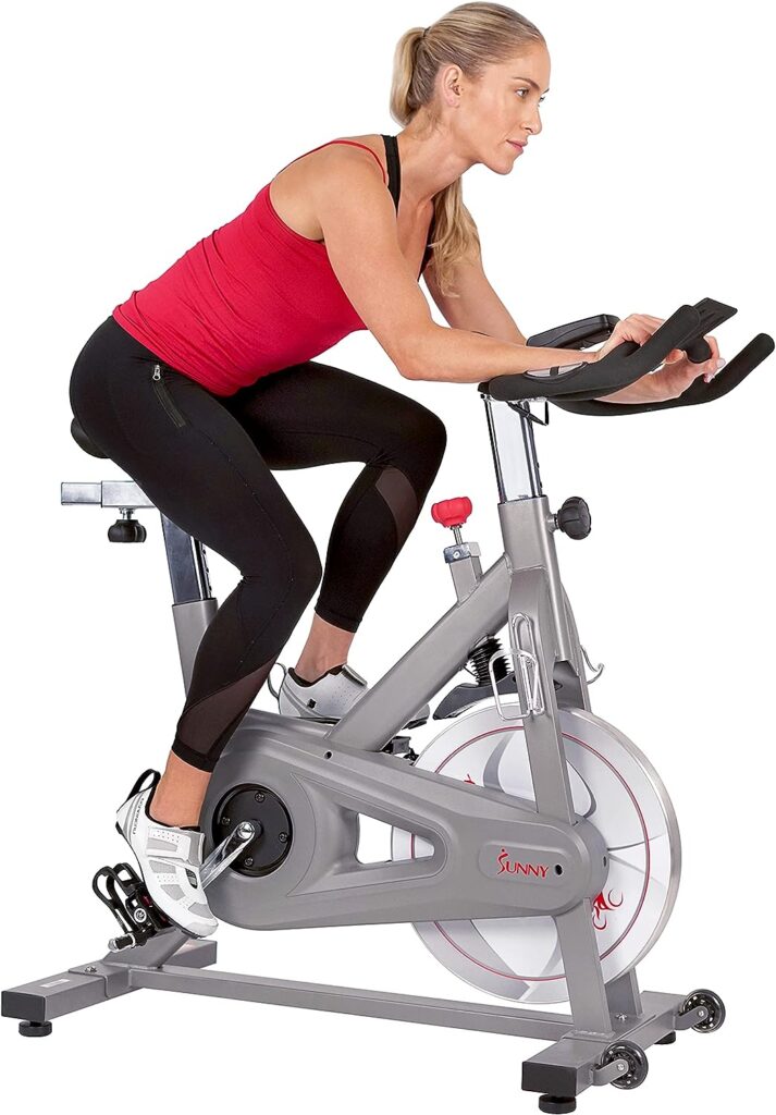 Sunny Health  Fitness Synergy Series Magnetic Indoor Cycling Exercise Bike