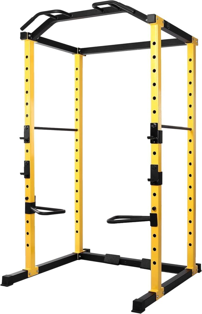 HULKFIT 2.35 x 2.35 Home Gym Power Cage with Optional Attachments