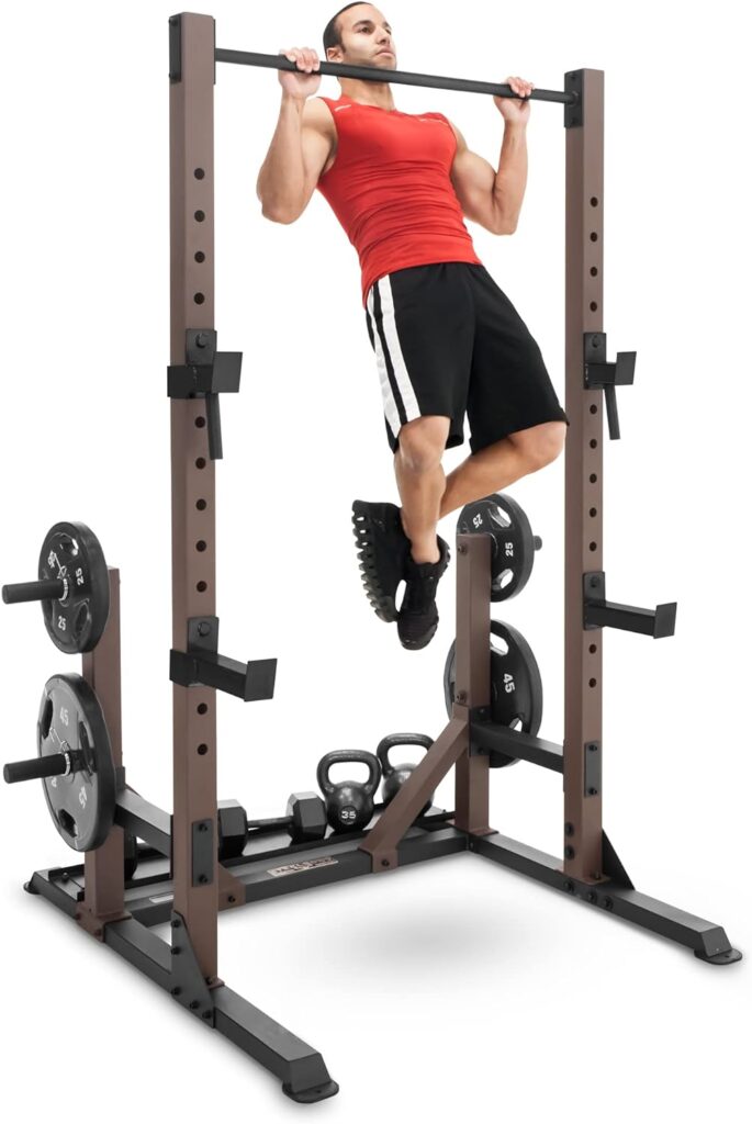 Steelbody Squat Rack Utility Trainer with Weight Storage Posts STB-98010