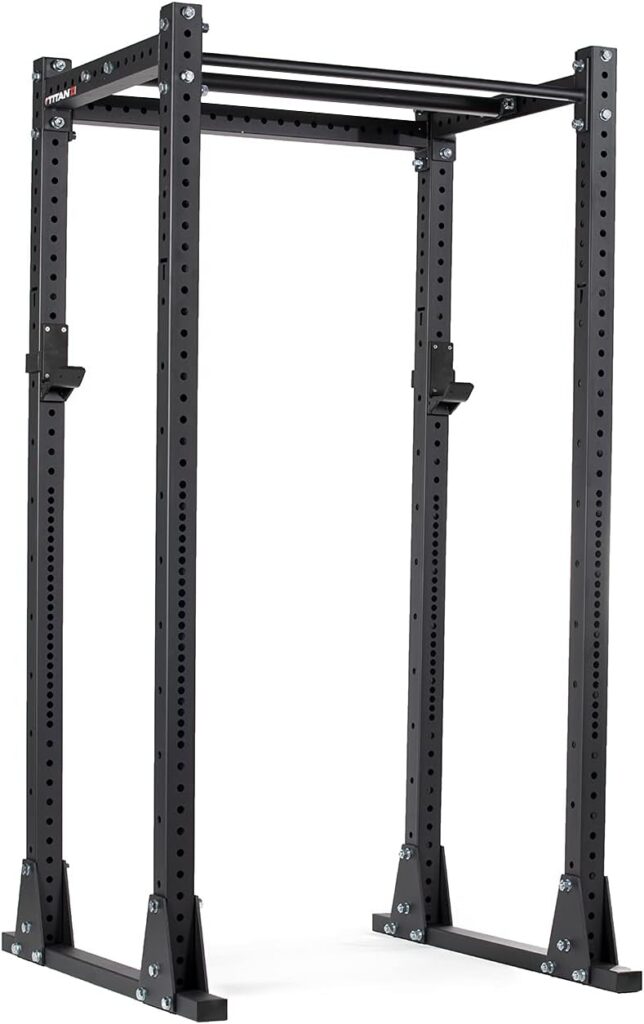 Titan Fitness X-3 Series Flat Foot Power Rack 91-in. H 30-in. D