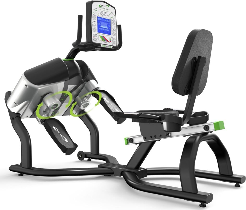 Helix Recumbent Model HR1000 - Easy, Smooth, Adjustable Resistance Machine for home| Health Exercise Bike for Legs, Knees, Hips  Lower back Increase stamina and energy of legs