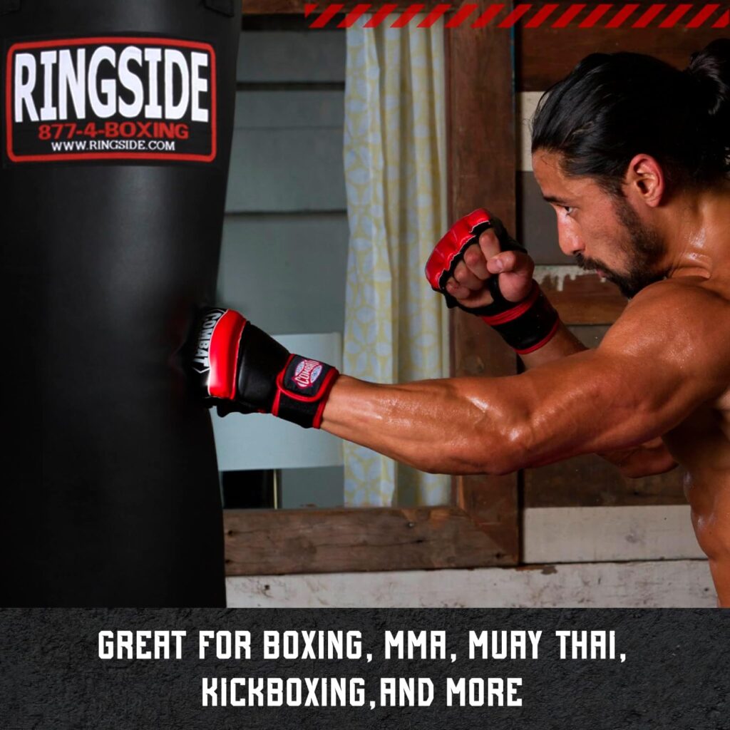 Ringside 100-pound Powerhide Boxing Punching Heavy Bag (Soft Filled) Black, 100 LBS